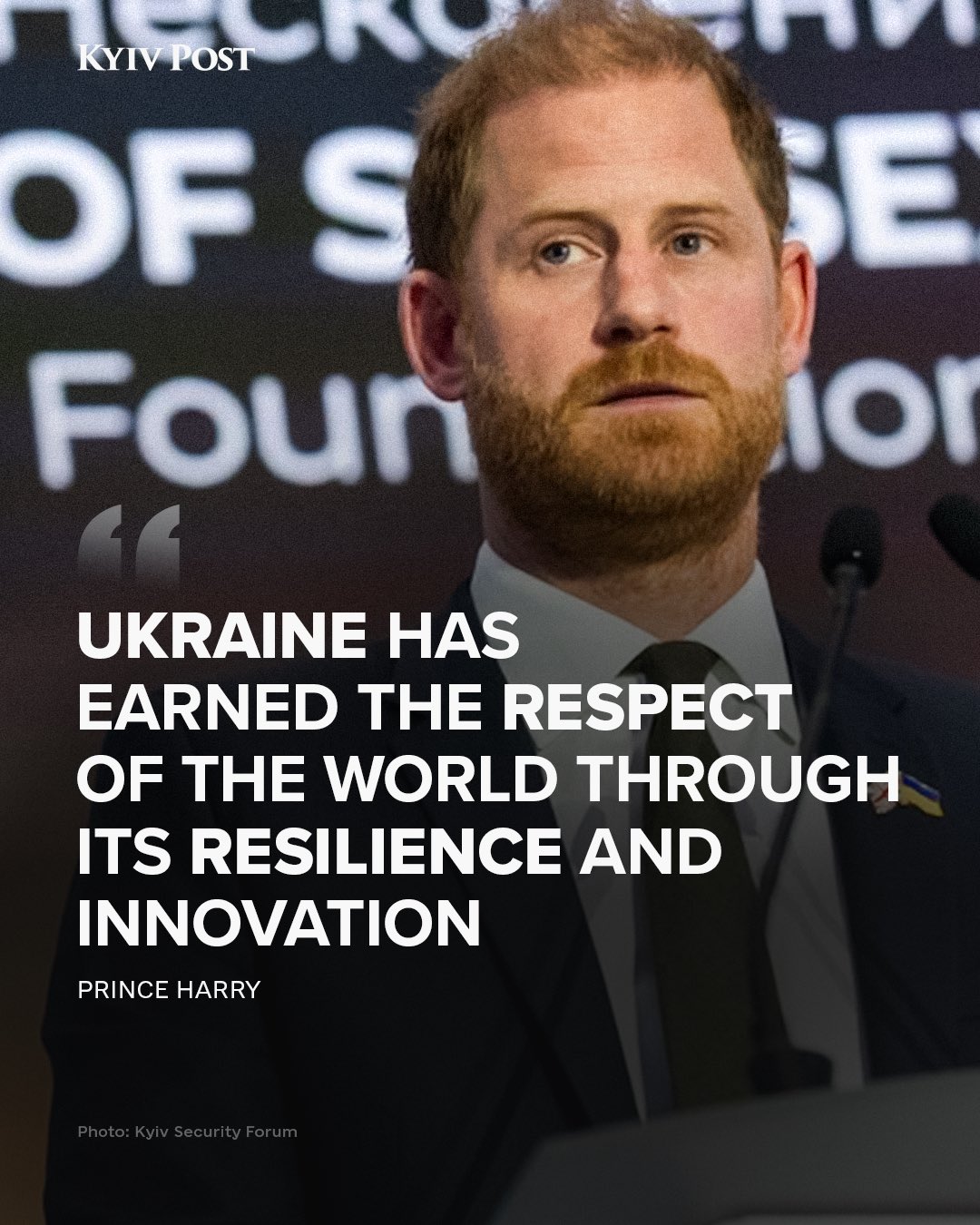 Prince Harry Urges US Leadership on Ukraine at Kyiv Forum