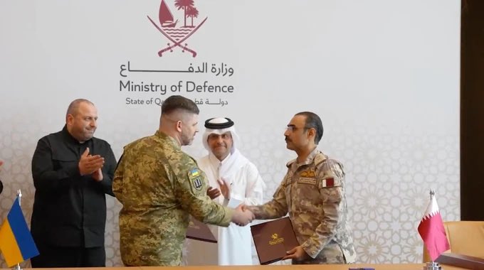 Ukraine and Qatar Sign 10-Year Defence Cooperation Agreement