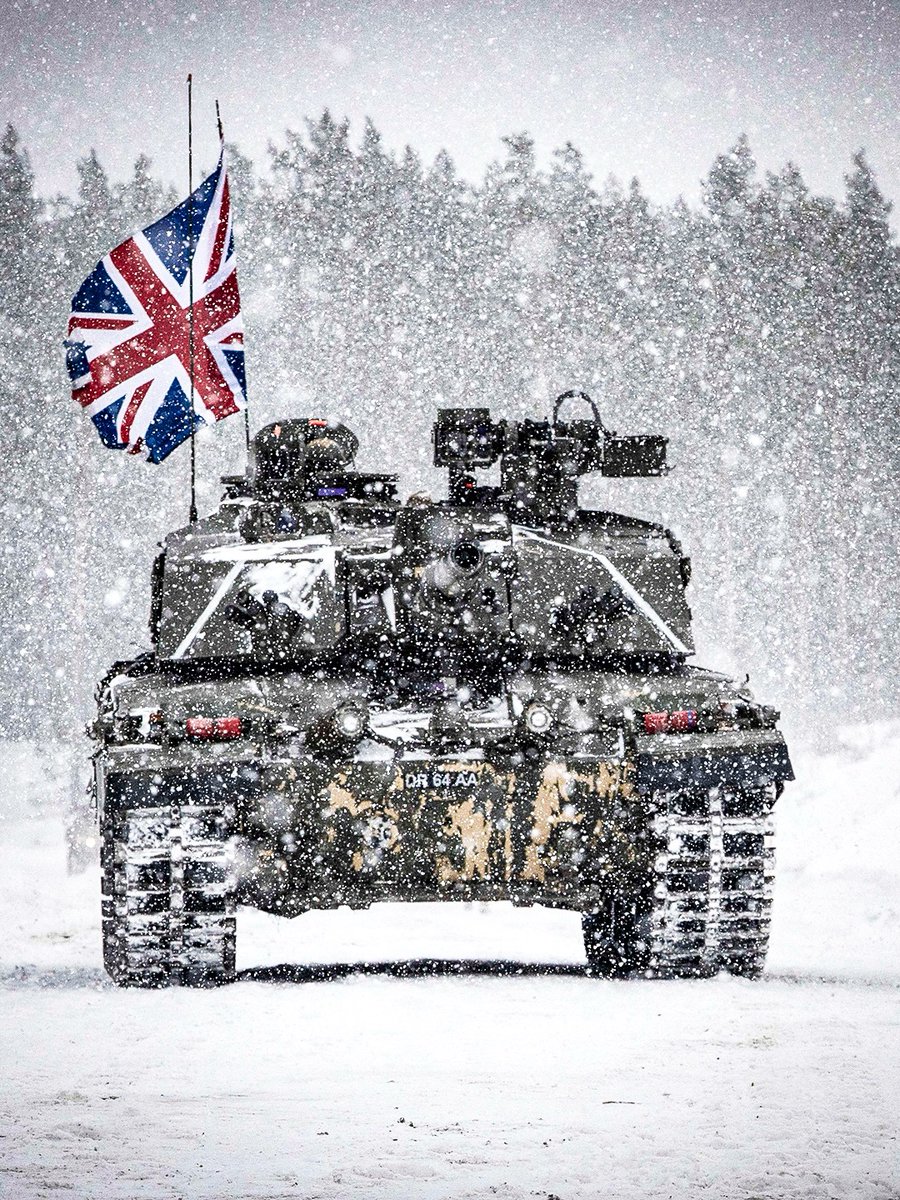 NATO Troops Led by British Army Conduct Live-Fire Exercise in Estonia