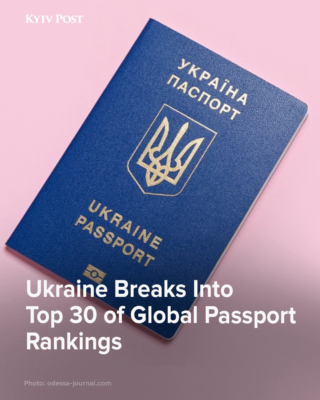 Ukraine Passport Rises to 28th in 2026 Henley Index