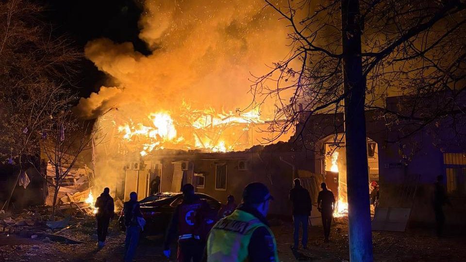 Russian Night Attack on Odesa Kills Two, Injures Fourteen