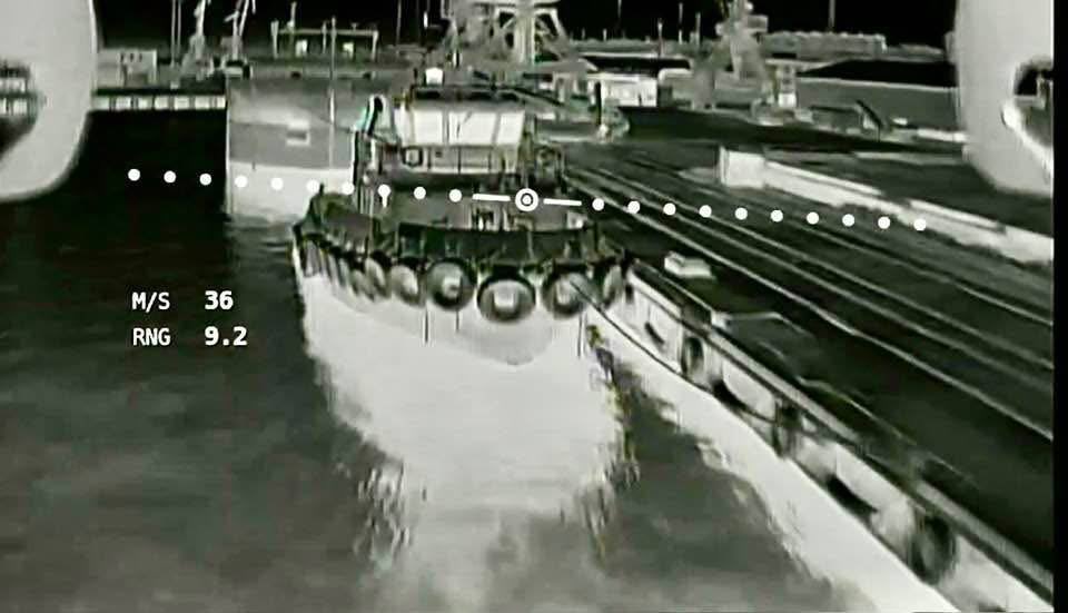 Ukrainian Drone Regiment Destroys Russian Barge and Sea Tug