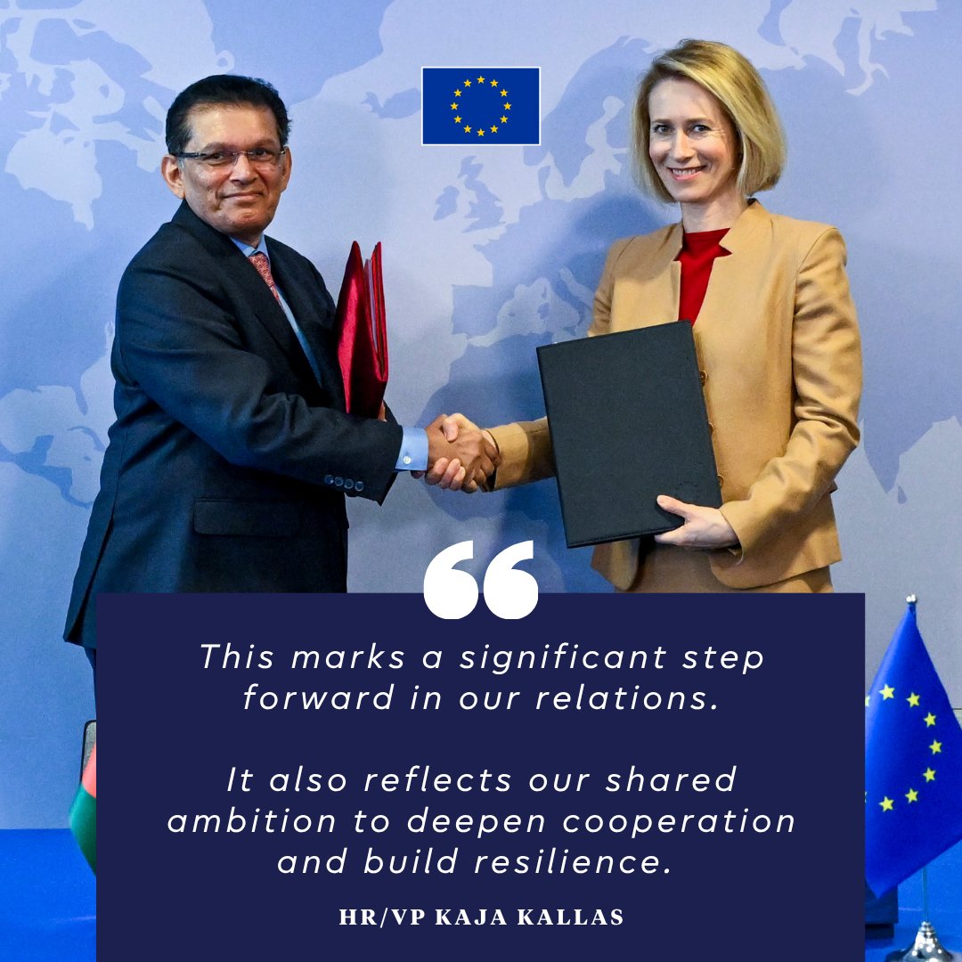 EU and Bangladesh Initial Major Partnership and Cooperation Agreement