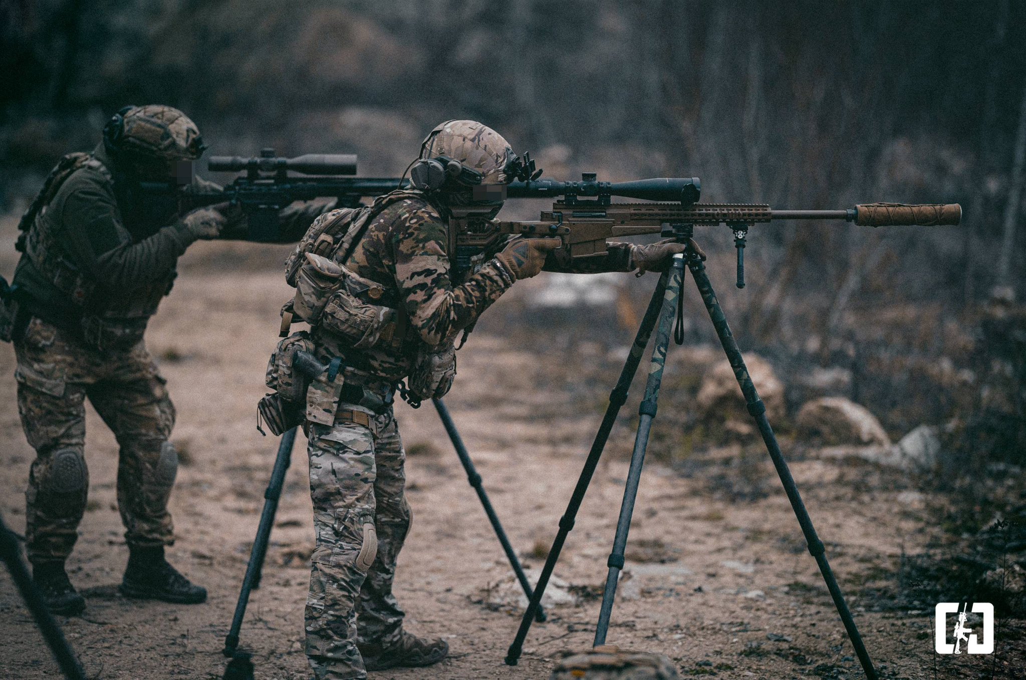 Ukrainian Special Forces Snipers Train with High-End Rifles