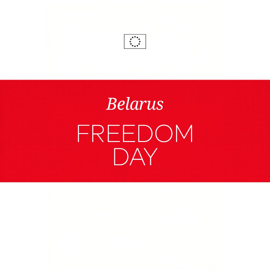 EU Reaffirms Solidarity with Belarus on Freedom Day