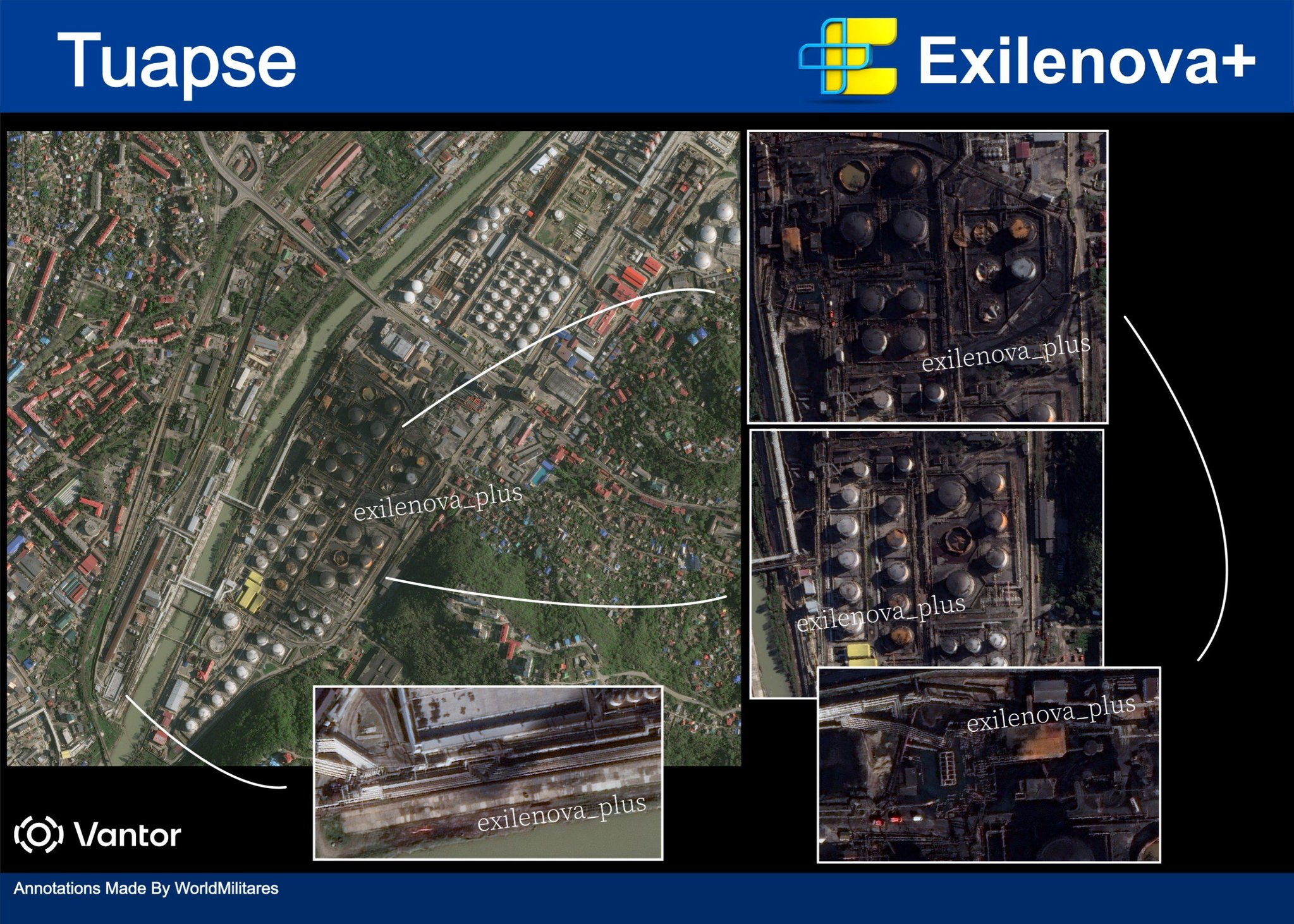 Satellite Images Confirm Mass Damage at Tuapse Refinery