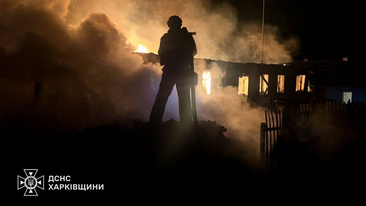 Russian Drones Strike Residential Building in Velykyi Burluk, 3 Injured