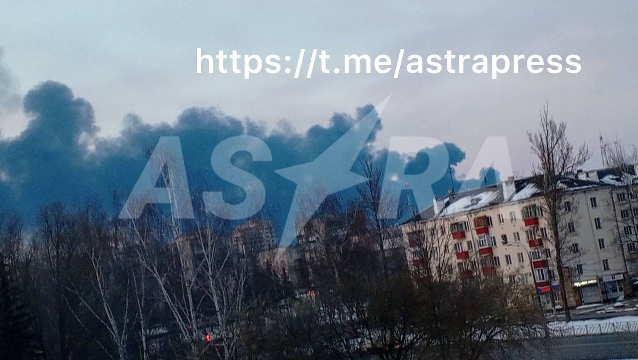 Drones Strike Russian NPC and Petrochemical Plant, Fires Erupt