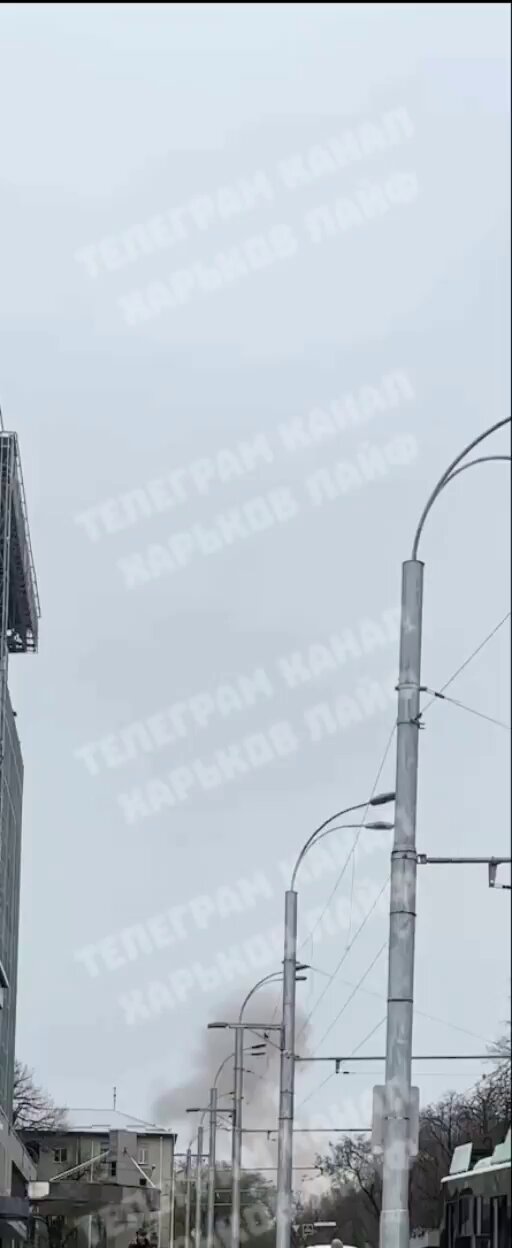 Russian Missile Strikes Central Kharkiv on Saturday