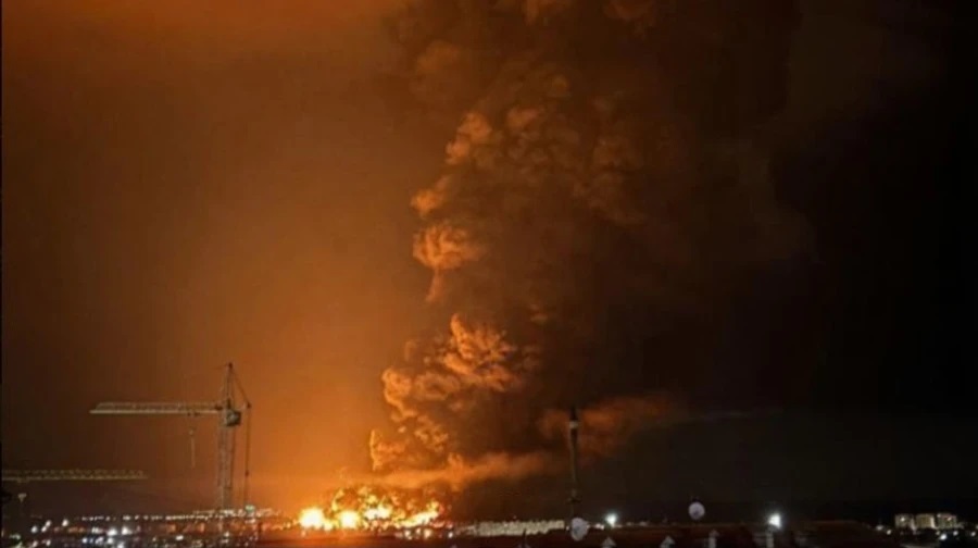 Drones Strike Oil Depot in Occupied Crimea