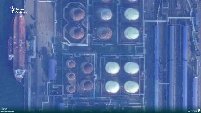Satellite Images Reveal Fire and Smoke Plume at Ust-Luga Port