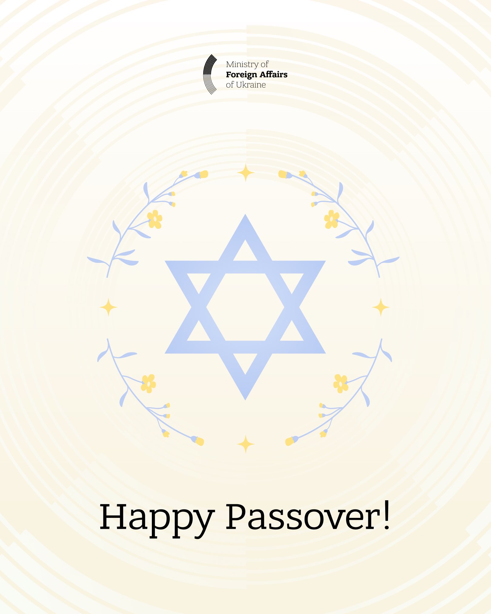 Passover Wishes for Jewish Communities Amid War in Ukraine and Israel