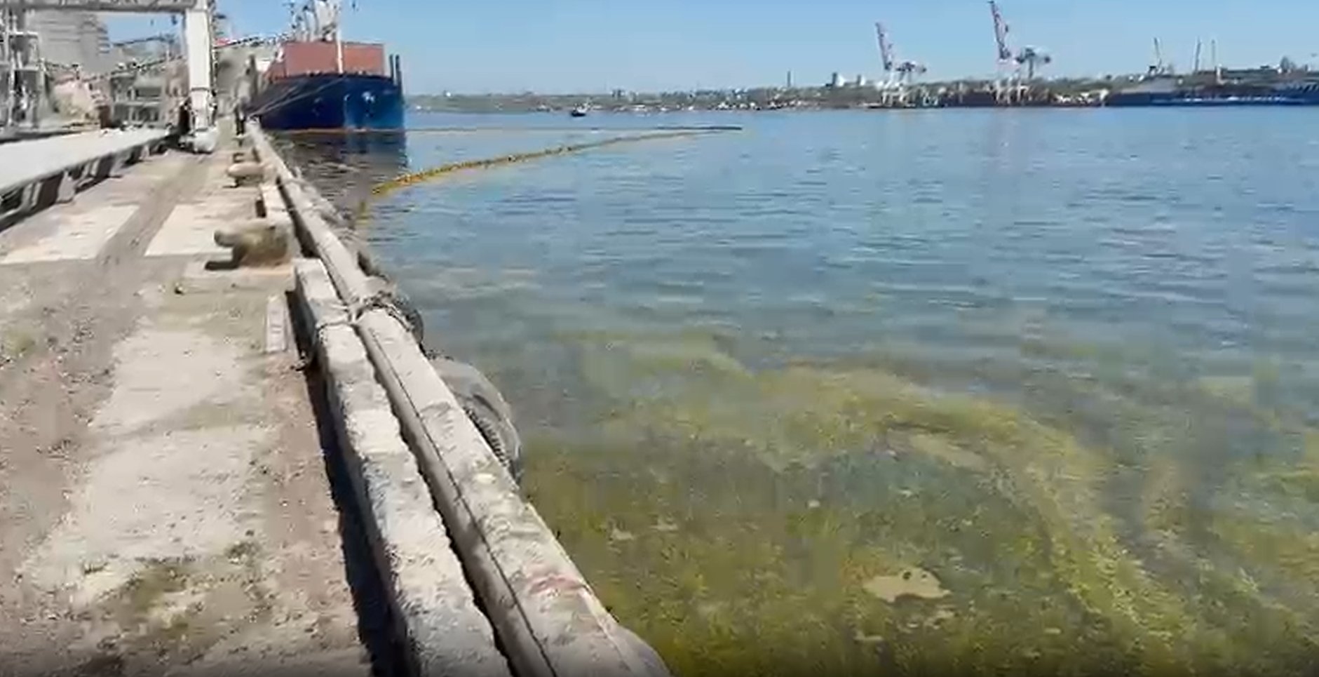 Russian Strike Causes Sunflower Oil Spill at Chornomorsk Port