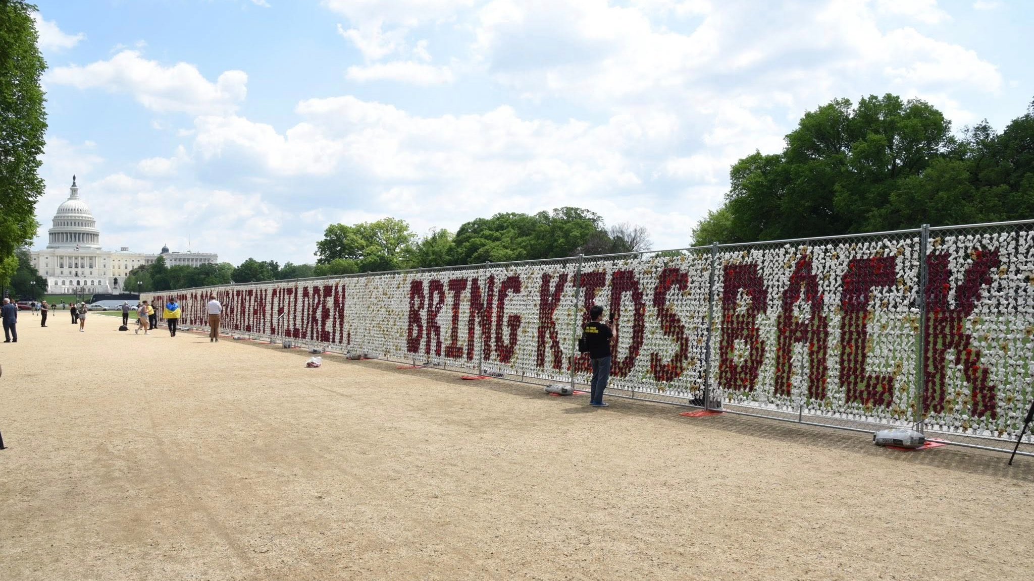 20,000 Teddy Bears in Washington Honor Russian-Abducted Ukrainian Children