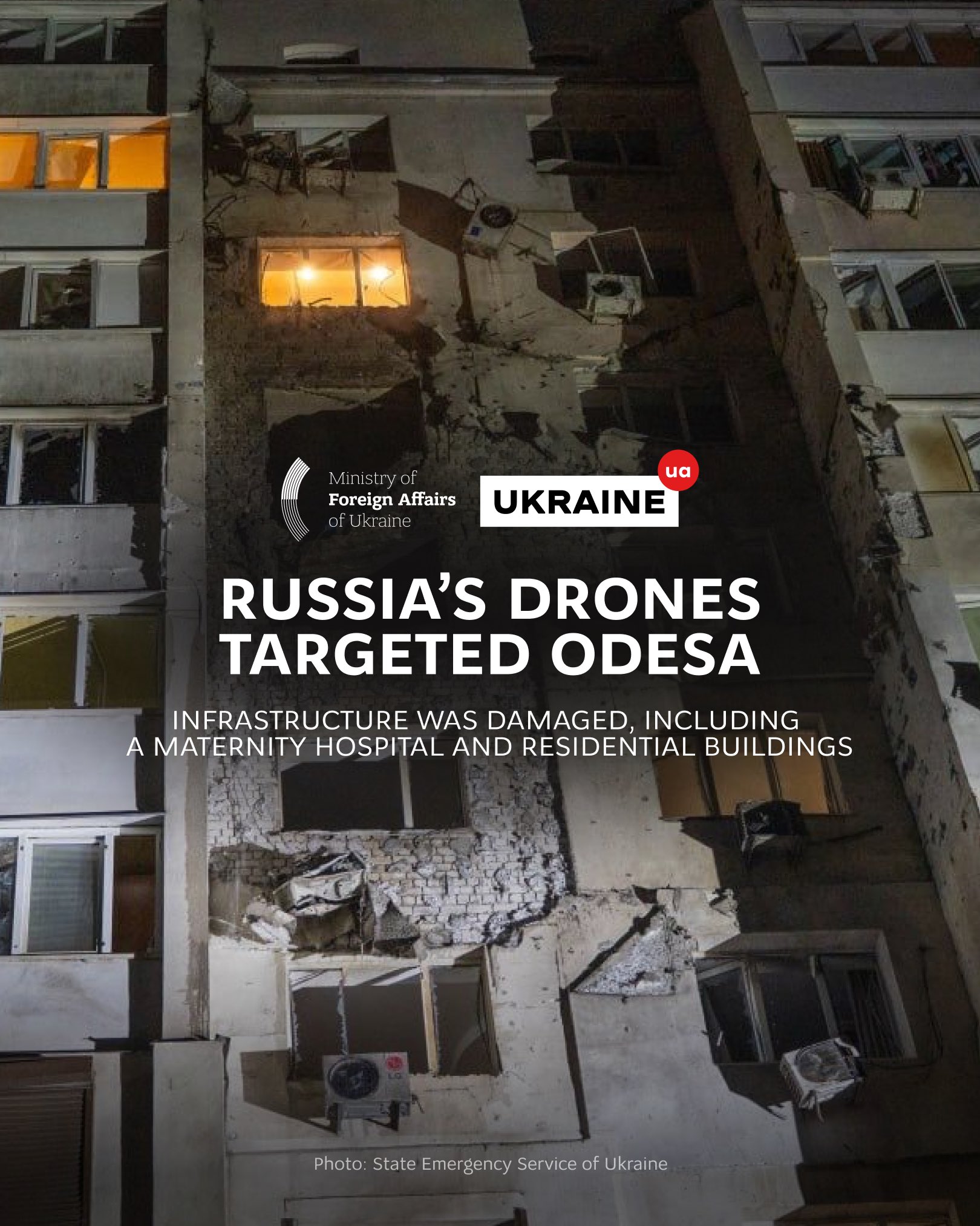 Russia Strikes Odesa with 60 Drones, Killing Two Civilians