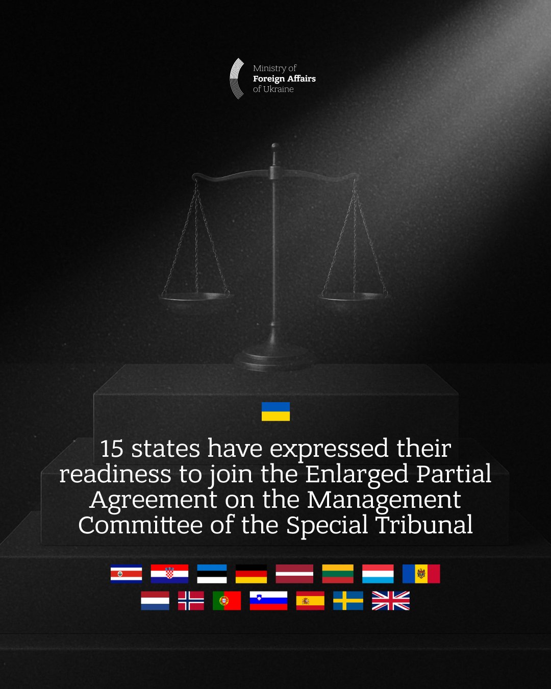 15 Council of Europe States Join Special Tribunal for Ukraine Aggression