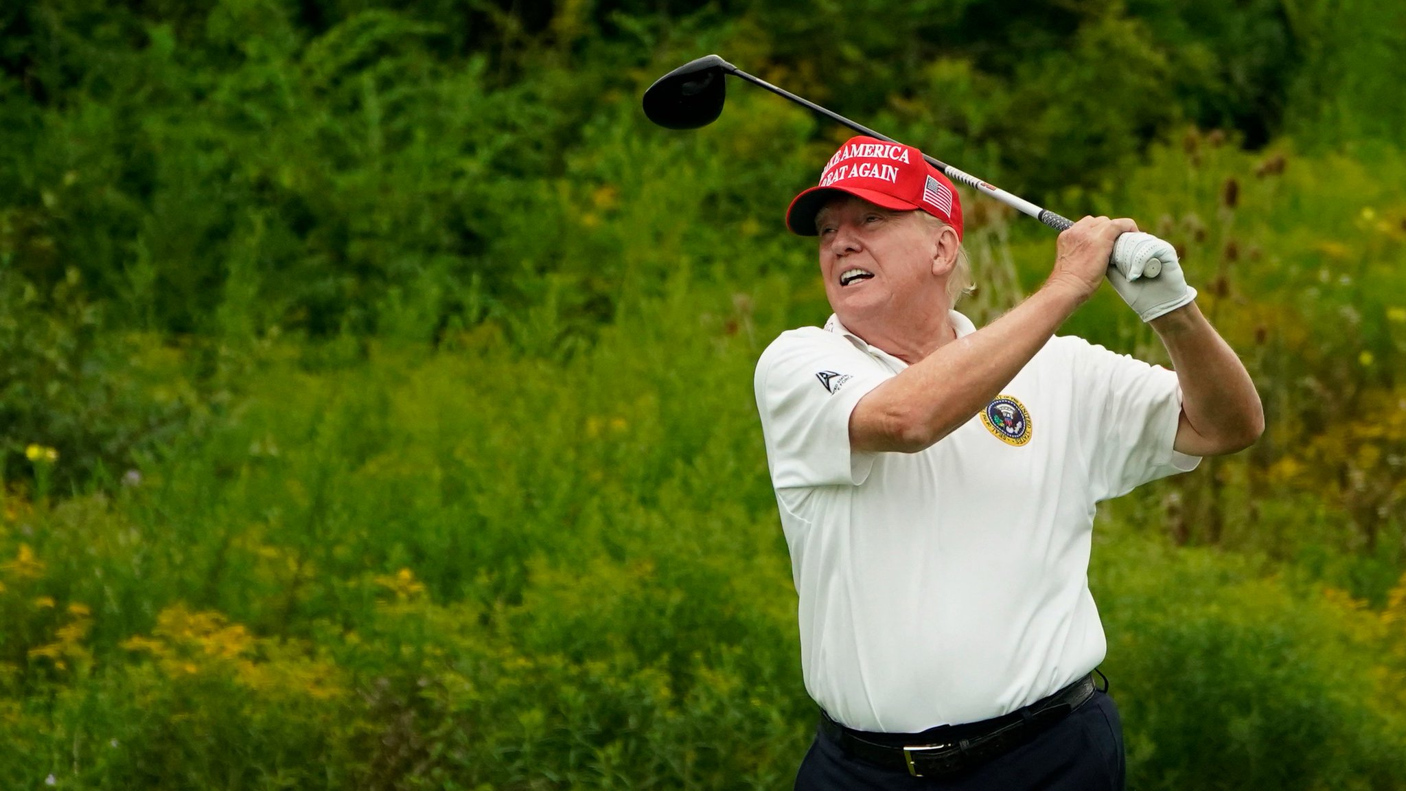 Trump Golfs After Emergency Meeting Over Iran Closing Strait of Hormuz