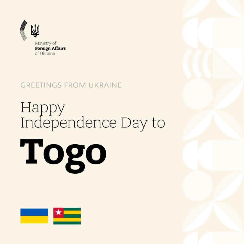 Congratulations to Togo on Its Independence Day