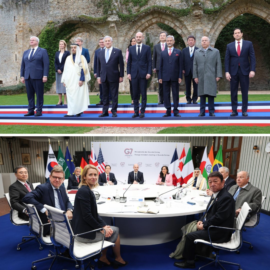Kallas Attends G7 Foreign Ministers Meeting on Global Security