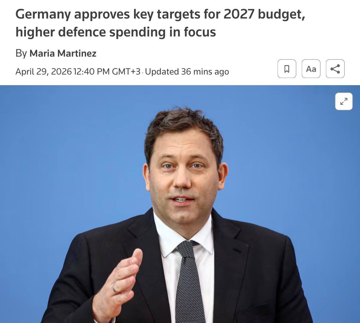 Germany Approves €11.6B Ukraine Aid Plan Through 2030