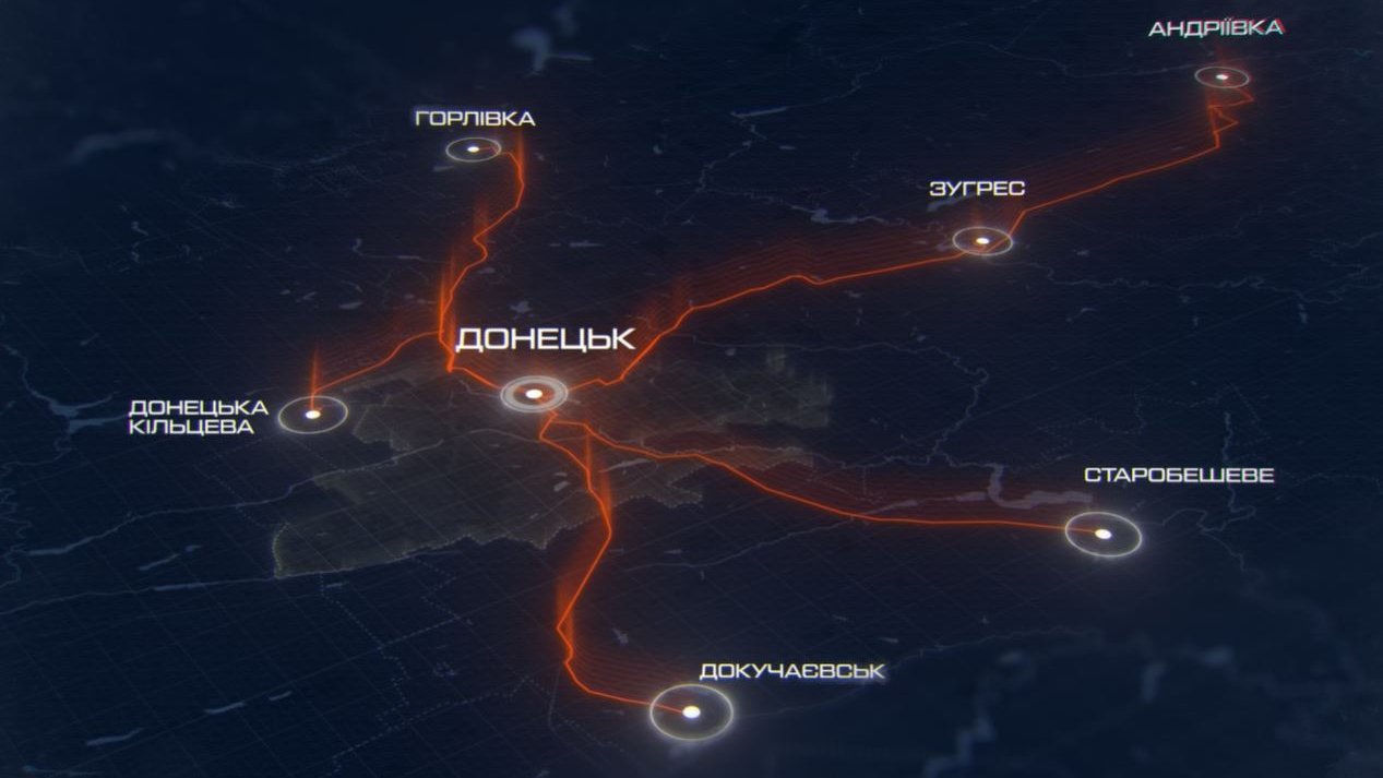Azov claims drone control over Russian logistics routes near Donetsk