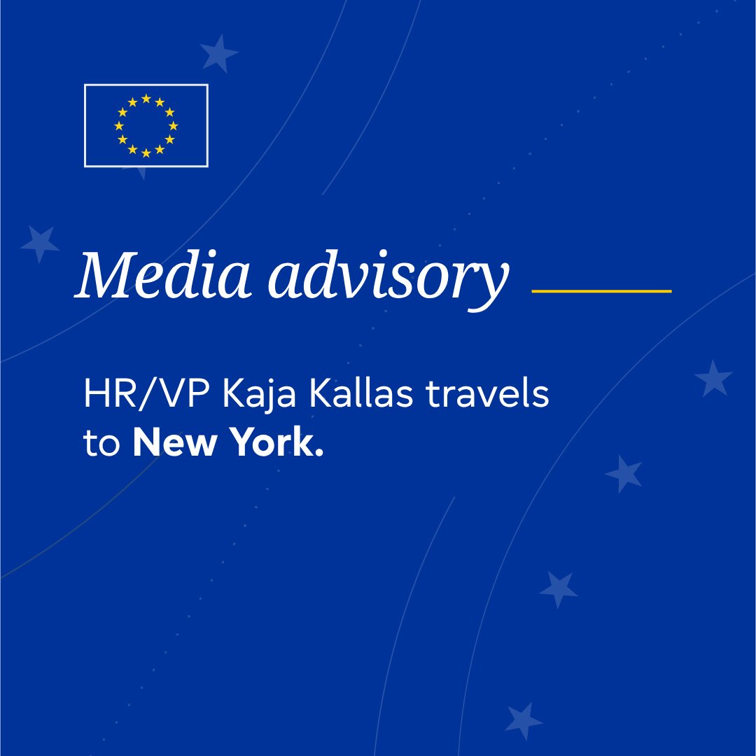 HR/VP Kallas Attends High-Level UN Meetings in New York