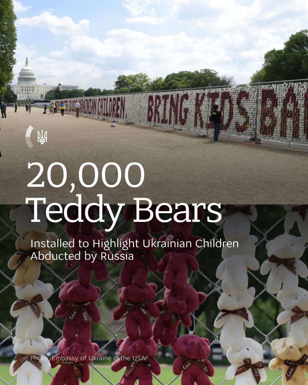 D.C. Rally Honors Ukrainian Children Abducted by Russia