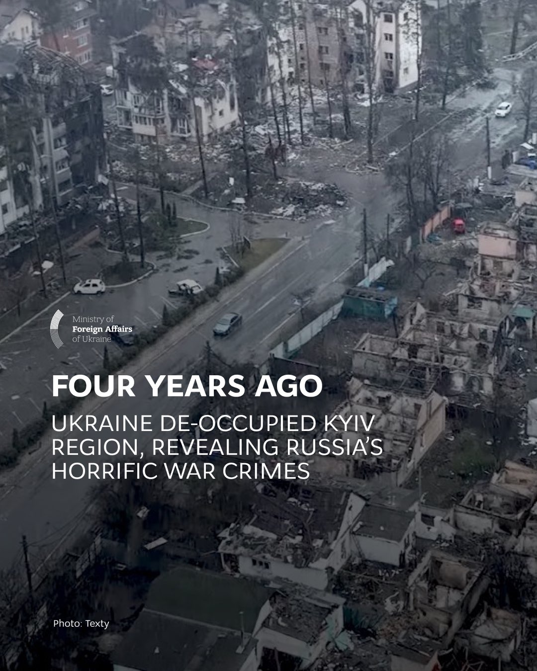Four Years Since Kyiv Region Liberation and Bucha War Crimes Revealed