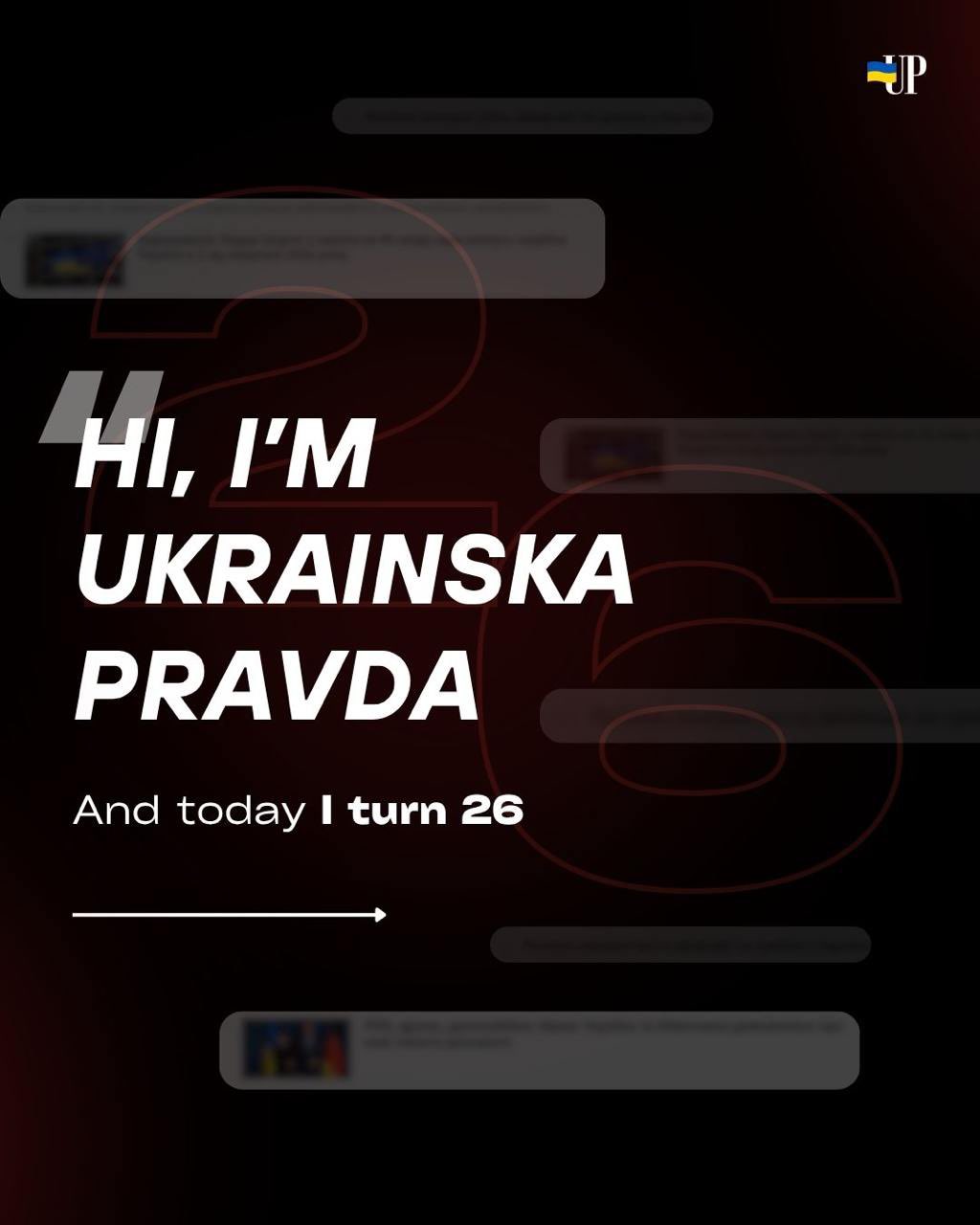 Ukrainska Pravda Celebrates 26 Years of Independent War Reporting