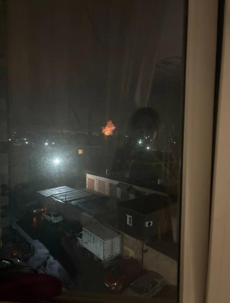 Strike and Fire Reported in Taganrog Near Parkovyy Lane