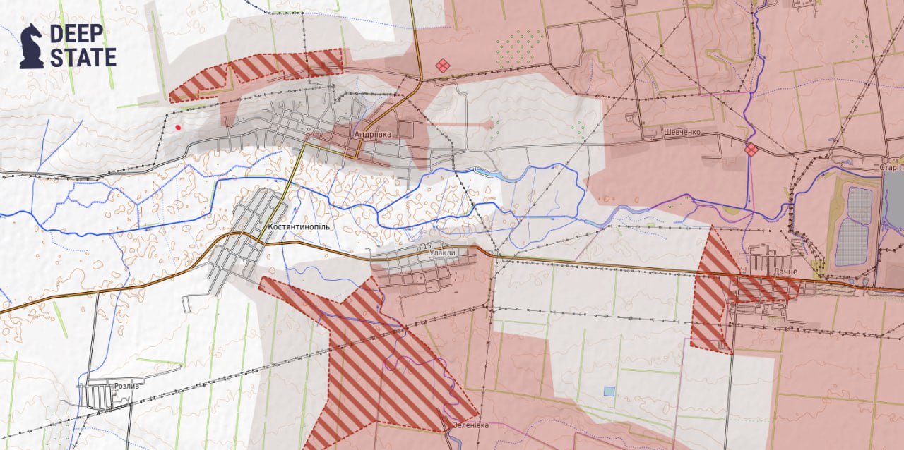Russians Advance Near Andriivka: DeepState Data