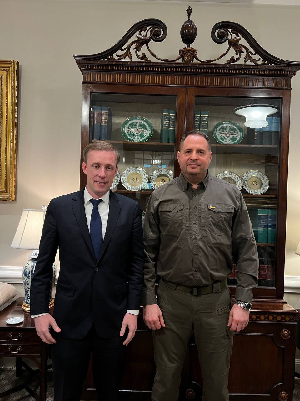 Yermak discusses war with Sullivan in the US