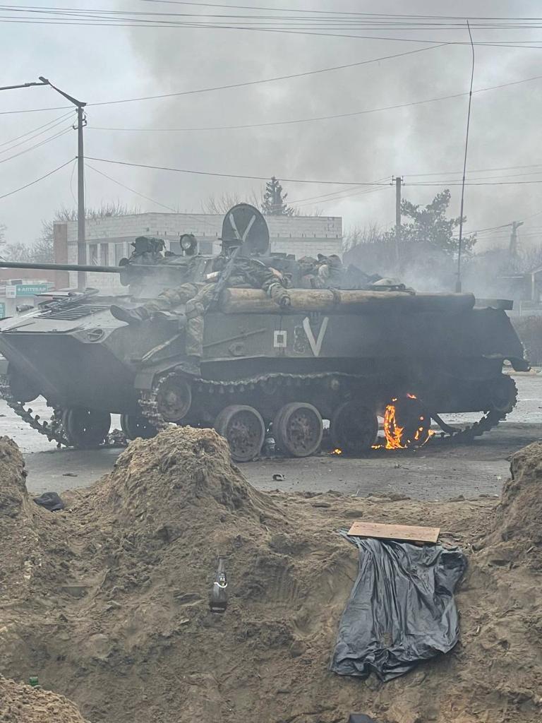 Over 50 occupiers destroyed in Hostomel in last two days