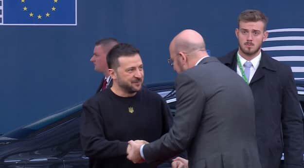 Zelenskiy arrives at EU summit in Brussels