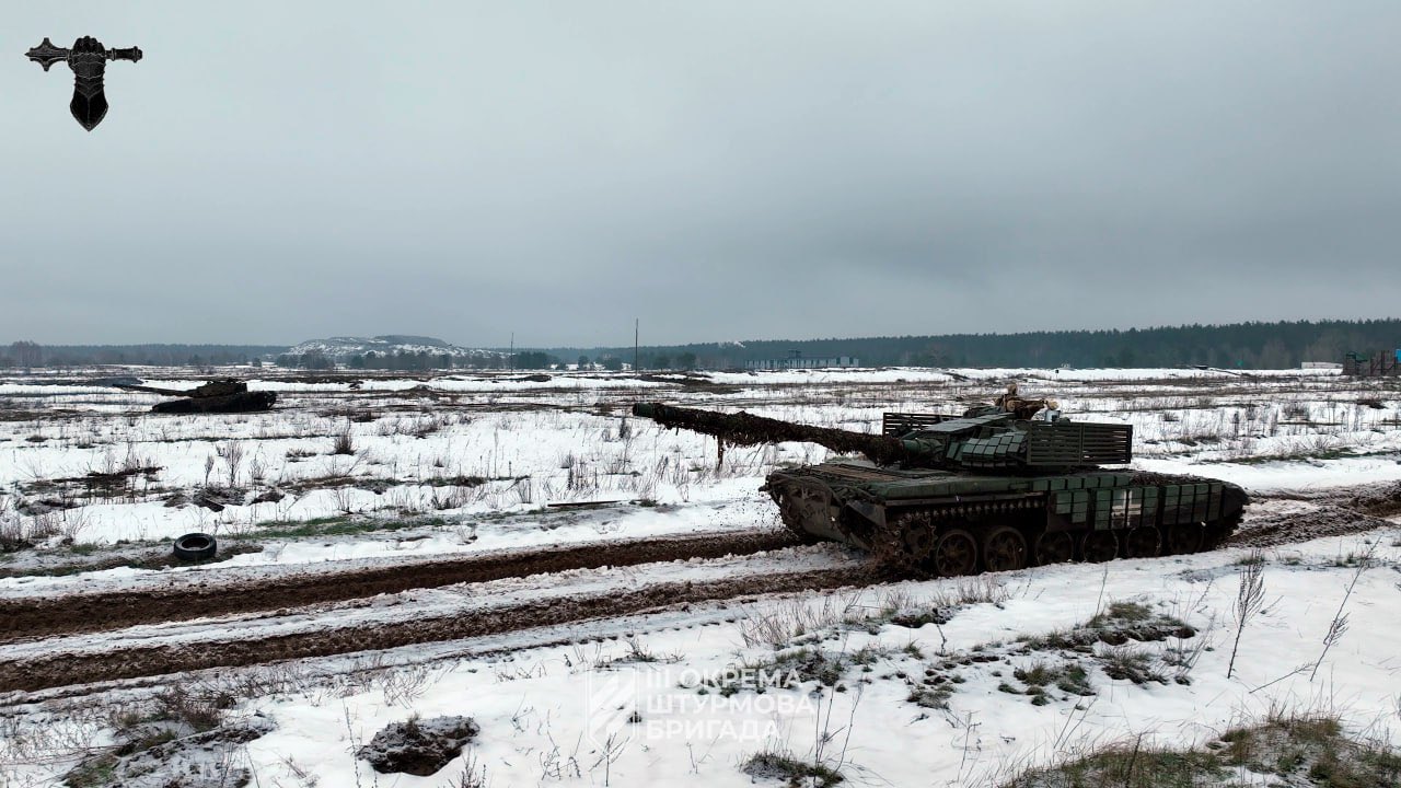 Czech T-72EA tank in the 3rd Assault Brigade