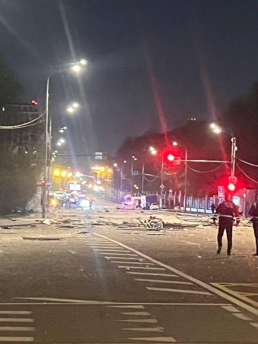 Moscow drone strike hits building near Kremlin, sparking panic