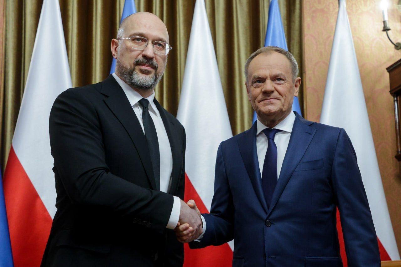 Shmyhal-Tusk meeting on arms and trade