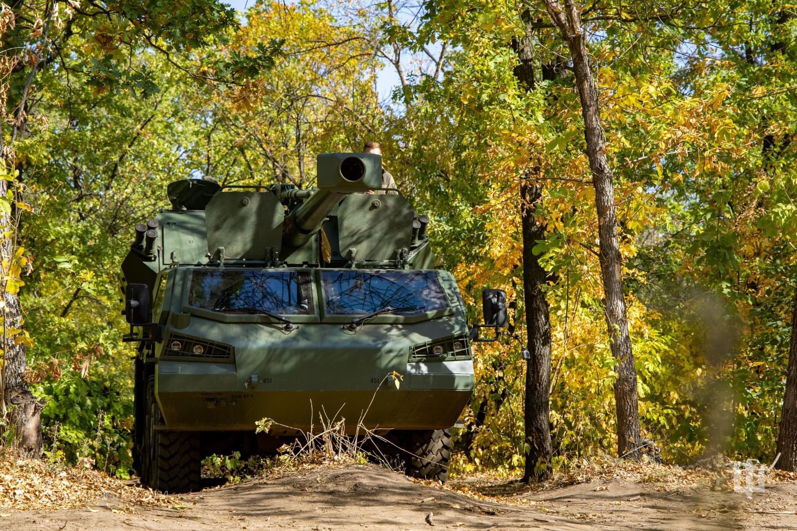 Czech DANA-M2 howitzer in service with 56th Brigade