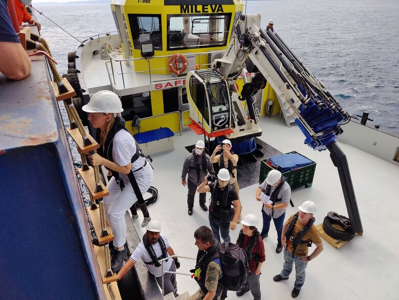 Inspection of Ukrainian grain ship near Istanbul