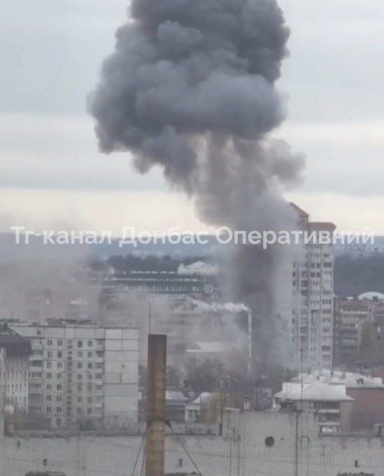Russian drone attack in Kharkiv