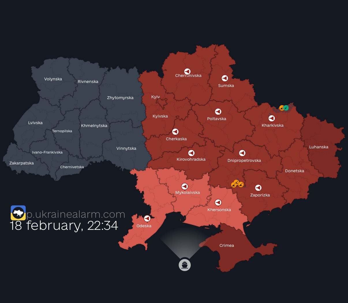 Ukrainian air defense vs Russian drones near Kyiv (12 words max)