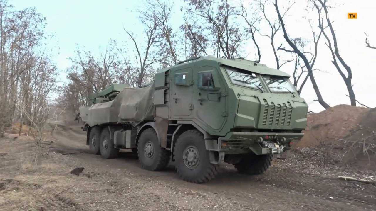 155-mm Ukrainian Bogdana self-propelled howitzer 5.0