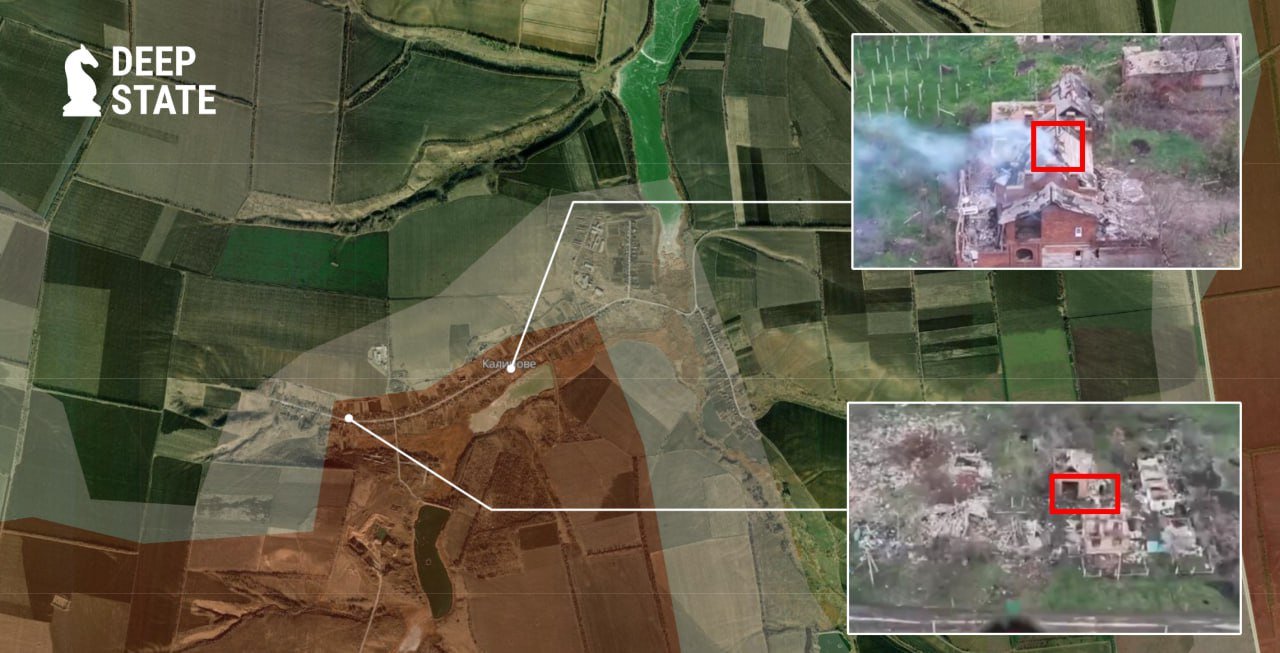 Invaders fortifying in Kalynove, preparing push towards Kostiantynivka