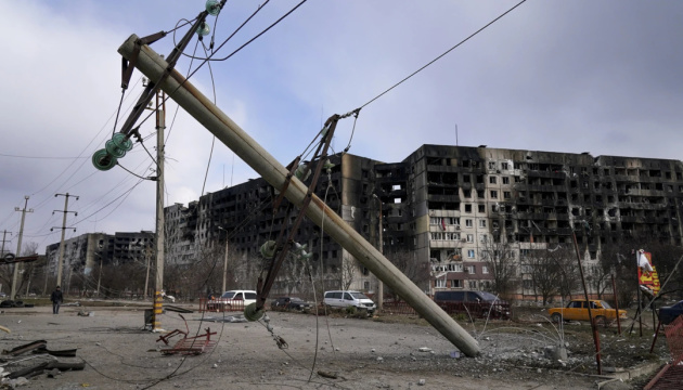 Russian occupiers plan a parade in Mariupol on May 9