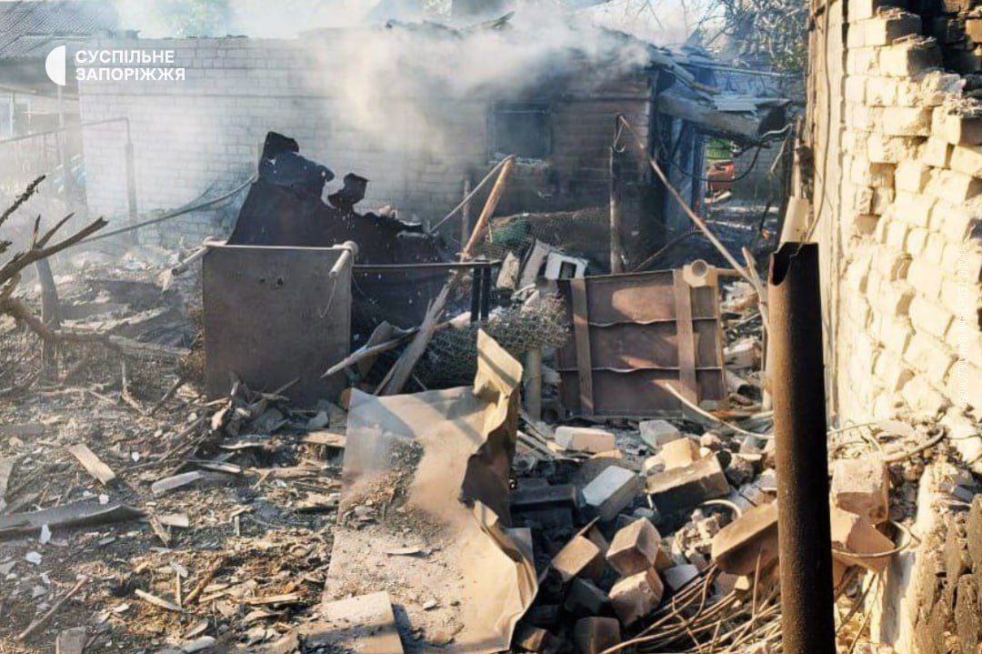 364 Russian strikes on 11 Zaporizhzhia settlements reported