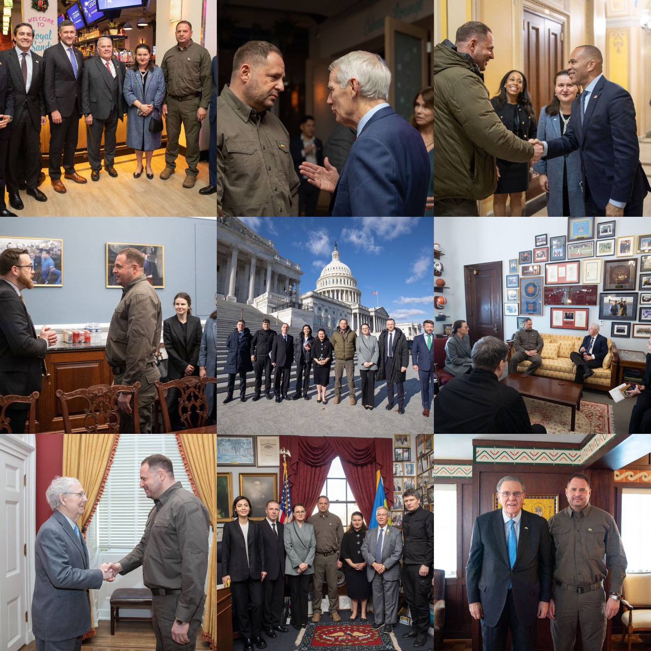 Зустрічі Єрмака у США з командою Трампа