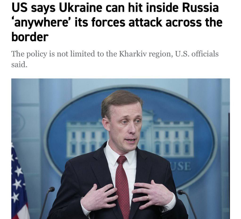 US allows Ukraine to hit Russian forces anywhere, not just Kharkiv