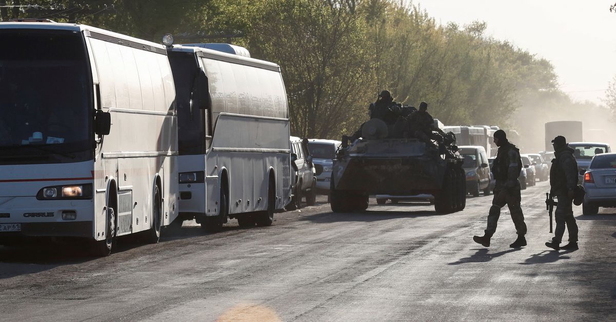 Violations of the ceasefire by Russia at Azovstal