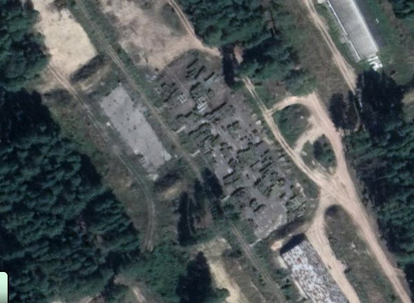 Russian ammo depot disguised as garden on maps