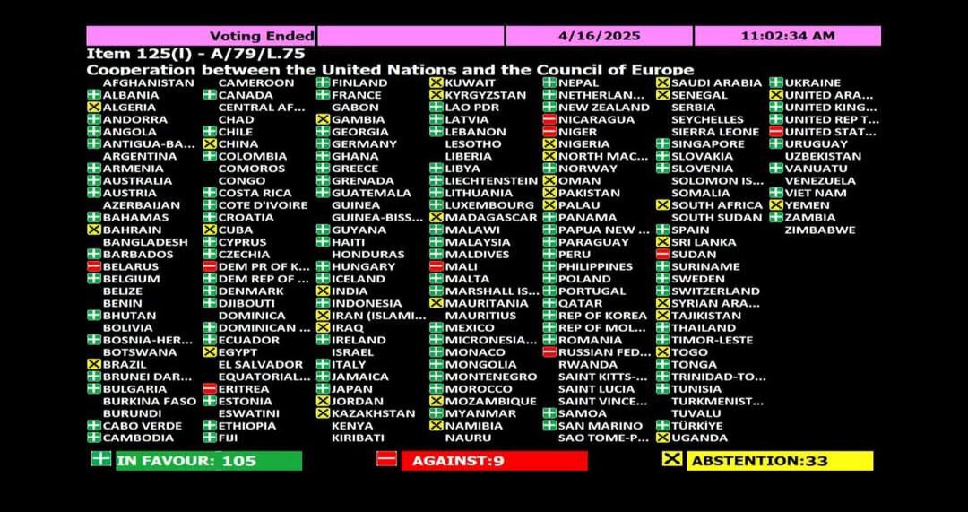 US, Russia, North Korea among countries not signing UN resolution